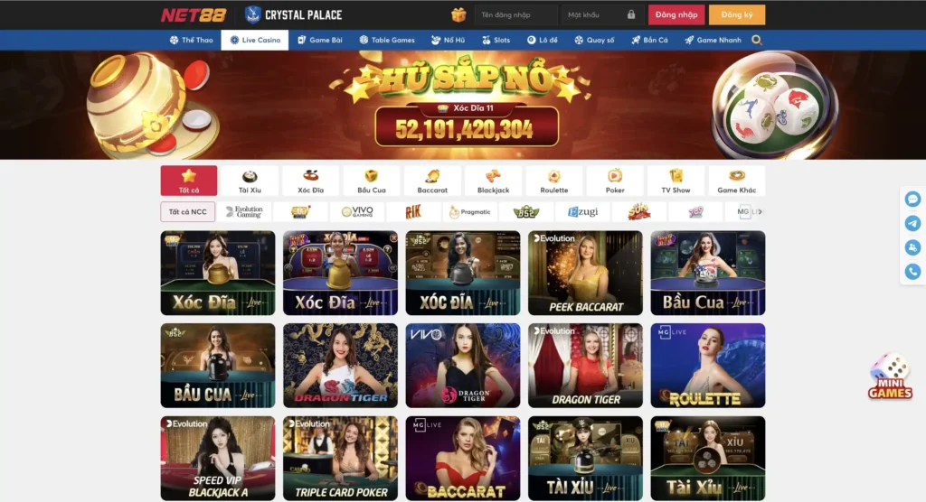 Game đa dạng, tỷ lệ thắng cao